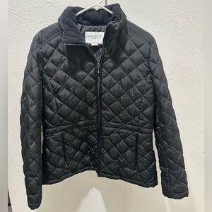Nine West Black Quilted Jacket